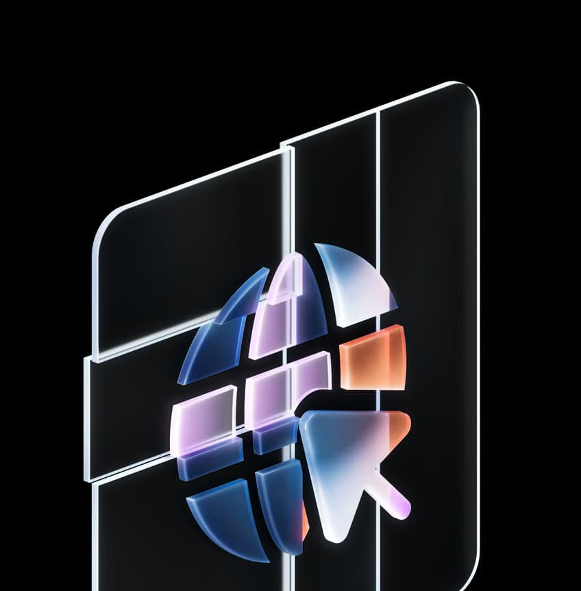 Illustration of a shield with a heart in the middle, representing the culture at Showpad