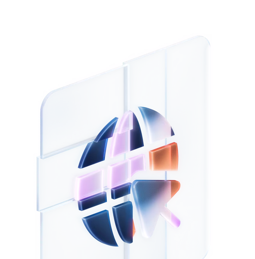 Illustration of a shield with a heart in the middle, representing the culture at Showpad